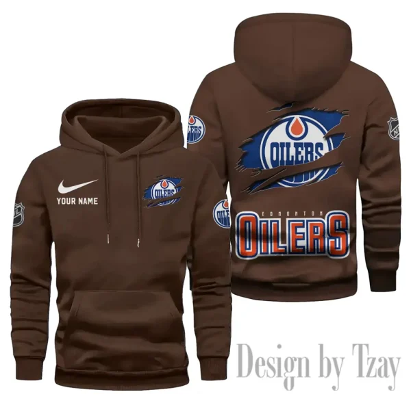 Edmonton Oilers Limited Edition Pocket Pullover Hoodie New 2025 AZ2DHD127 - Image 5