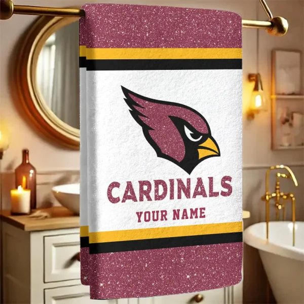 Arizona Cardinals  New Bath Towel Custom Any Name Gift For Fan SPTNBATHTOWEL232