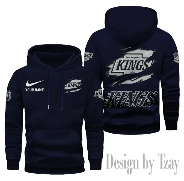 Los Angeles Kings Limited Edition Pocket Pullover Hoodie New 2025 AZ2DHD128 - Image 4