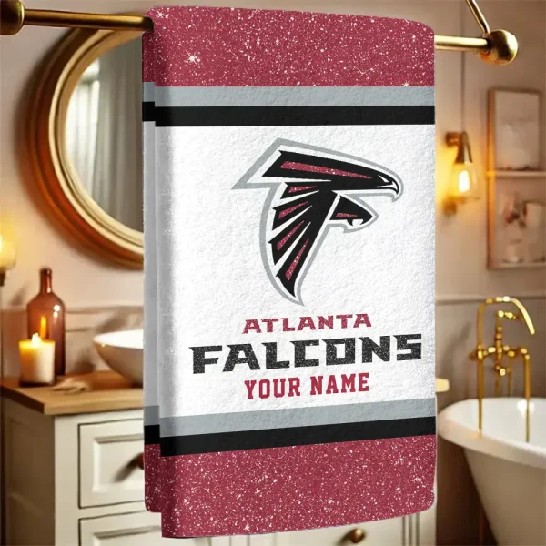 Atlanta Falcons  New Bath Towel Custom Any Name Gift For Fan SPTNBATHTOWEL233