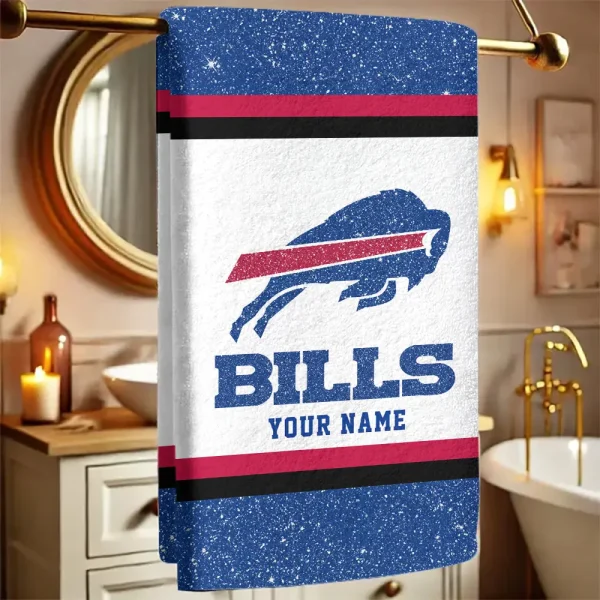 Buffalo Bills  New Bath Towel Custom Any Name Gift For Fan SPTNBATHTOWEL235