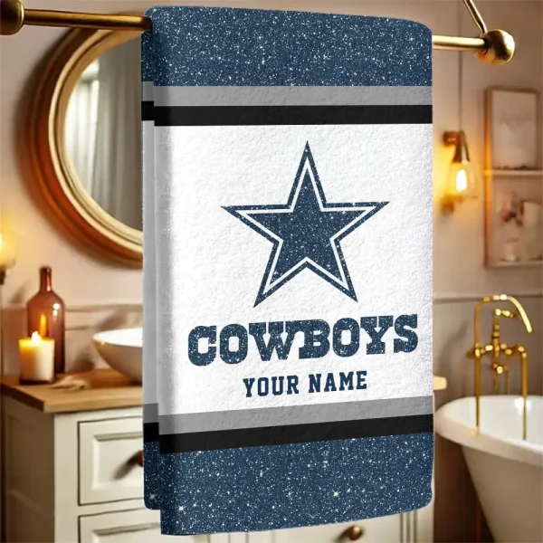Dallas Cowboys  New Bath Towel Custom Any Name Gift For Fan SPTNBATHTOWEL240