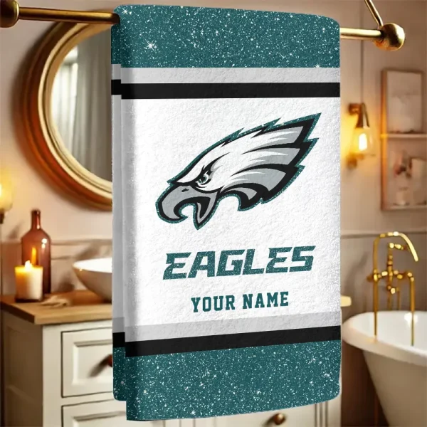 Philadelphia Eagles  New Bath Towel Custom Any Name Gift For Fan SPTNBATHTOWEL257