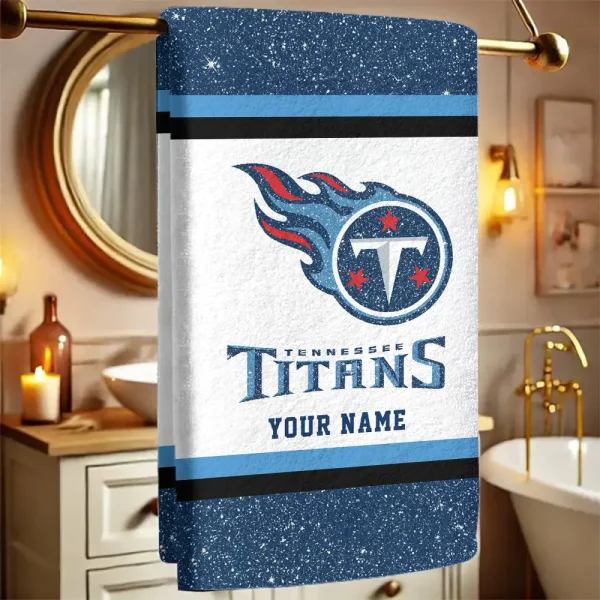 Tennessee Titans  New Bath Towel Custom Any Name Gift For Fan SPTNBATHTOWEL262
