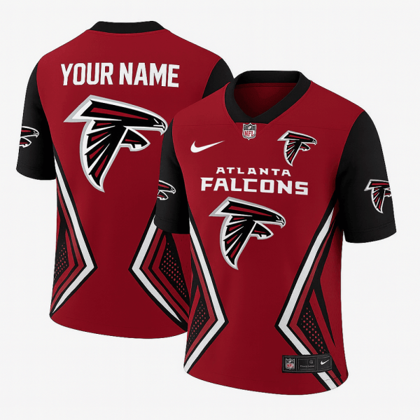 Atlanta Falcons Personalized V-neck Football Jersey Sport Gifts For Fan SPTFBJERSEY050
