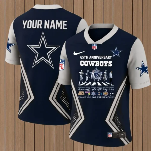 Dallas Cowboys Personalized V-neck Football Jersey Sport Gifts For Fan SPTFBJERSEY052