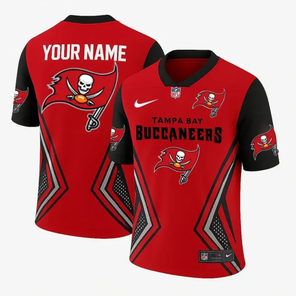 Tampa Bay Buccaneers Personalized V-neck Football Jersey Sport Gifts For Fan SPTFBJERSEY058