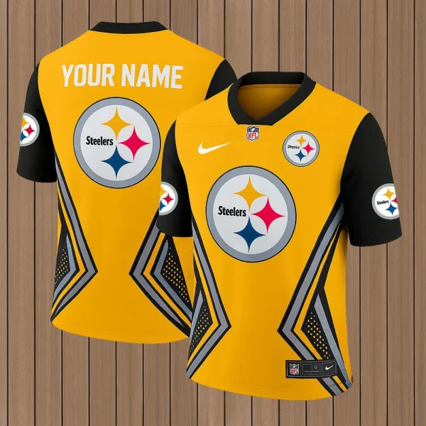 Pittsburgh Steelers Personalized V-neck Football Jersey Sport Gifts For Fan SPTFBJERSEY065