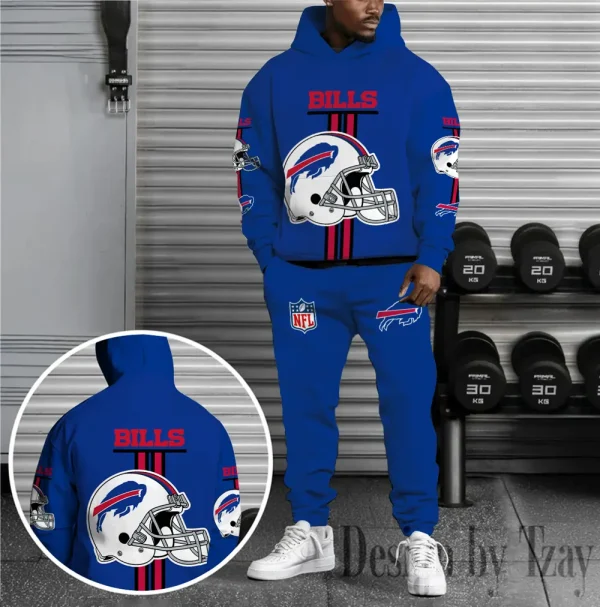 Buffalo Bills Combo Hoodie And Sweatpants Gift For Fan AZHD1118