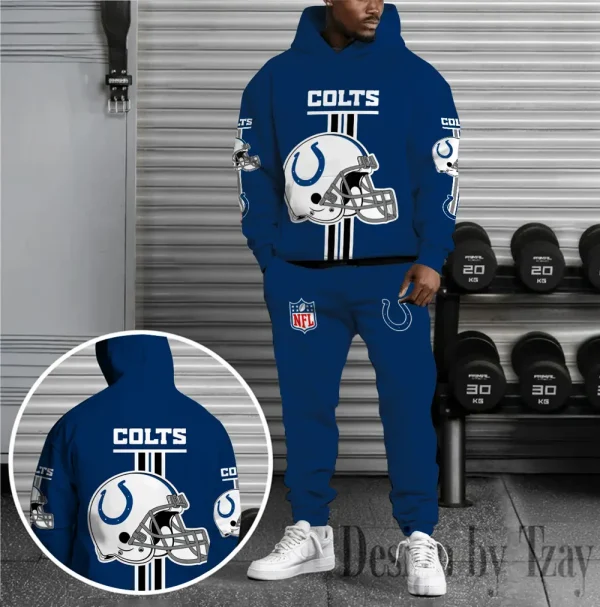 Indianapolis Colts Combo Hoodie And Sweatpants Gift For Fan AZHD1128