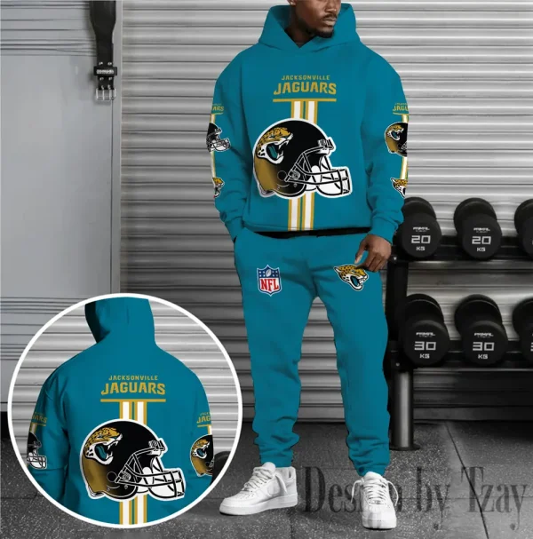 Jacksonville Jaguars Combo Hoodie And Sweatpants Gift For Fan AZHD1129