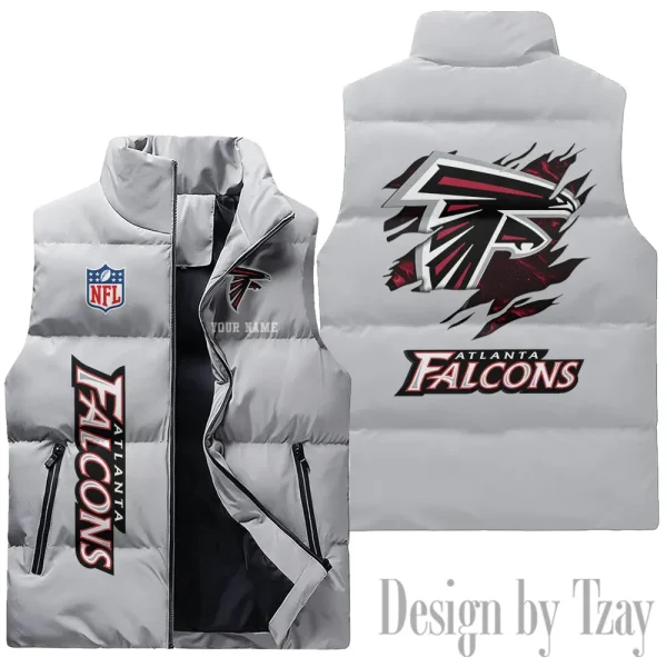 Atlanta Falcons NFL Sleeveless Down Puffer Vest AZSDPV127 - Image 2