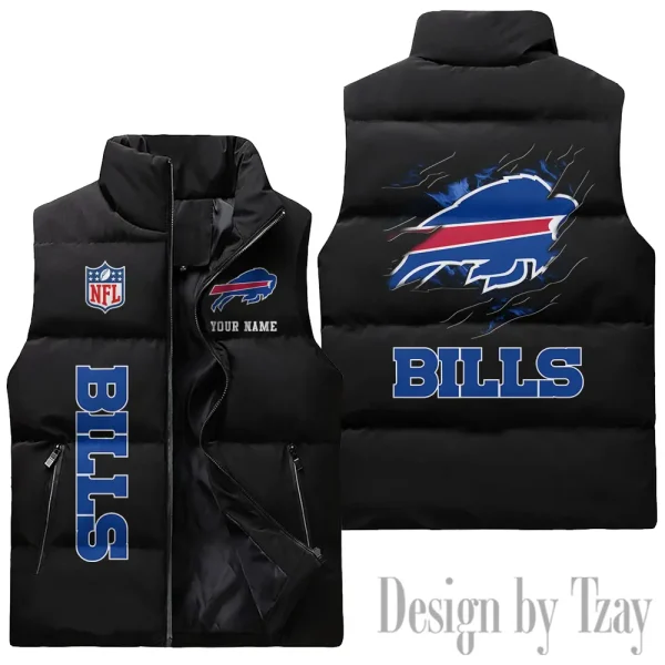 Buffalo Bills NFL Sleeveless Down Puffer Vest AZSDPV129 - Image 2