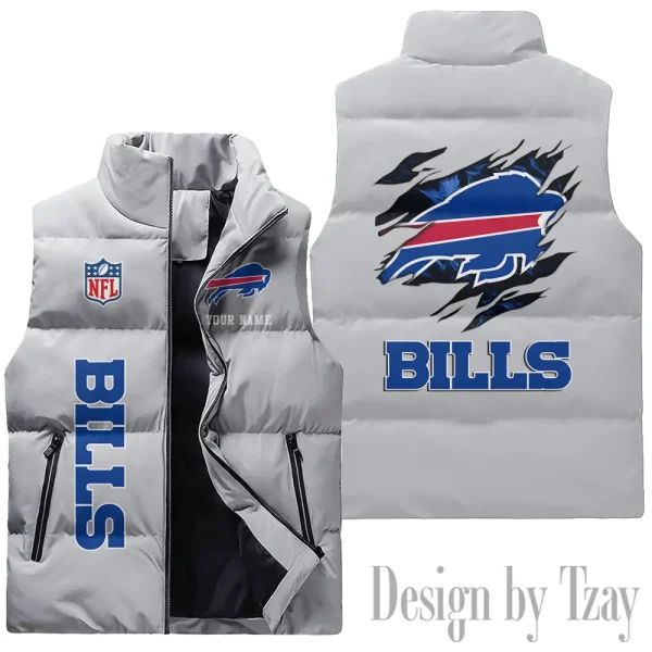 Buffalo Bills NFL Sleeveless Down Puffer Vest AZSDPV129 - Image 3