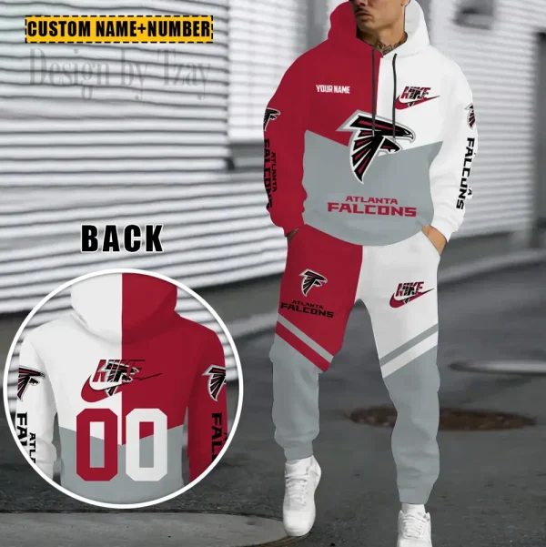 Atlanta Falcons Combo Hoodie And Sweatpants Gift For Fan AZHD1131