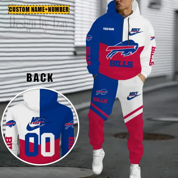 Buffalo Bills Combo Hoodie And Sweatpants Gift For Fan AZHD1133