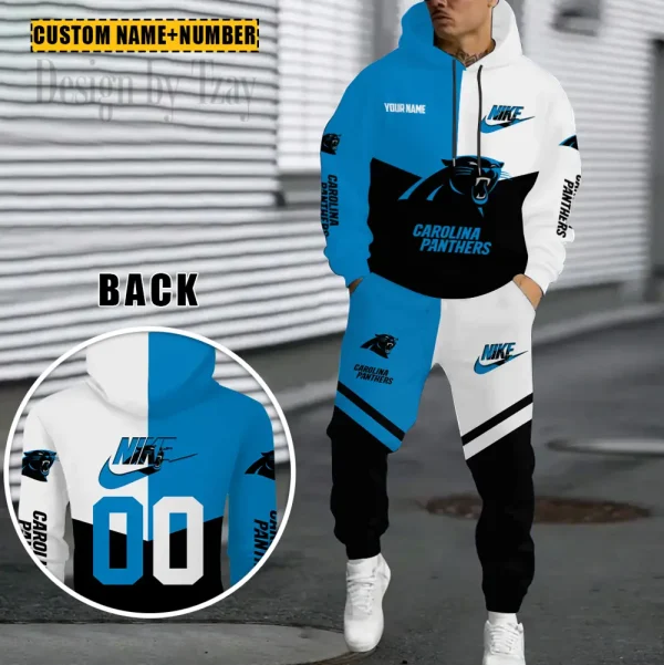 Carolina Panthers Combo Hoodie And Sweatpants Gift For Fan AZHD1134