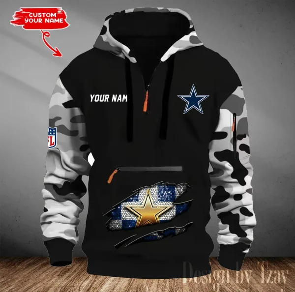Dallas Cowboys Men Camouflage Hooded Sweatshirts New 2025 SPTMCPS073