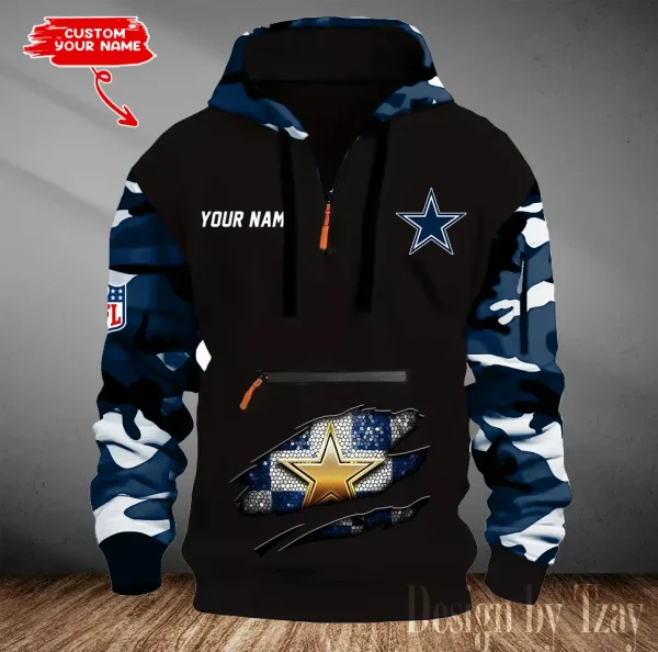 Dallas Cowboys Men Camouflage Hooded Sweatshirts New 2025 SPTMCPS073 - Image 2