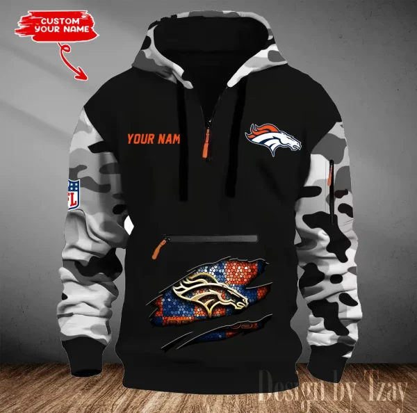 Denver Broncos Men Camouflage Hooded Sweatshirts New 2025 SPTMCPS074 - Image 2