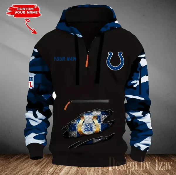 Indianapolis Colts Men Camouflage Hooded Sweatshirts New 2025 SPTMCPS078