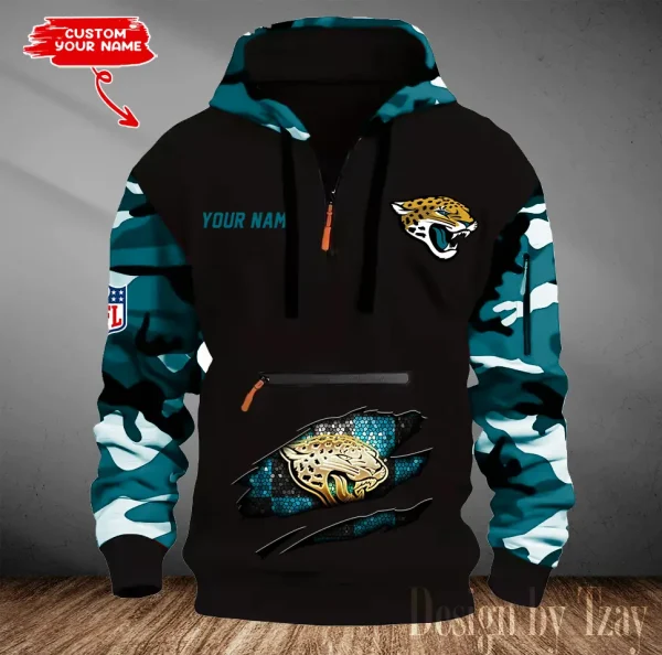Jacksonville Jaguars Men Camouflage Hooded Sweatshirts New 2025 SPTMCPS079