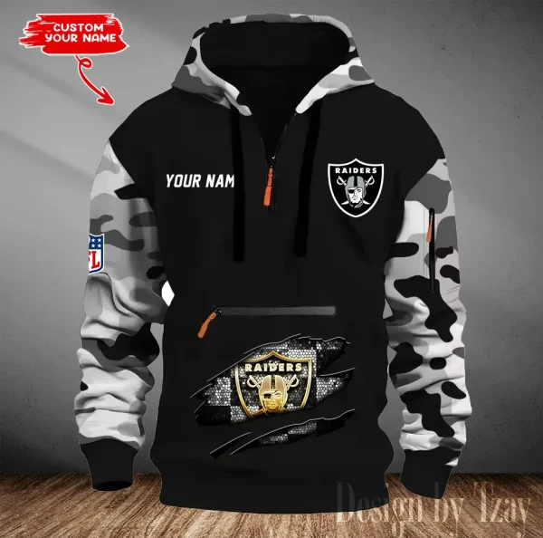 Las Vegas Raiders Men Camouflage Hooded Sweatshirts New 2025 SPTMCPS081