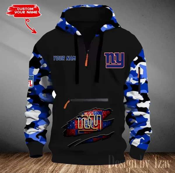 New York Giants Men Camouflage Hooded Sweatshirts New 2025 SPTMCPS088