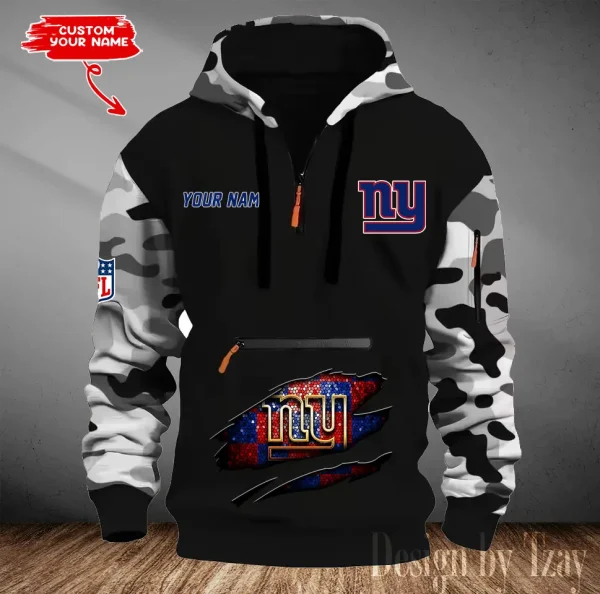 New York Giants Men Camouflage Hooded Sweatshirts New 2025 SPTMCPS088 - Image 2