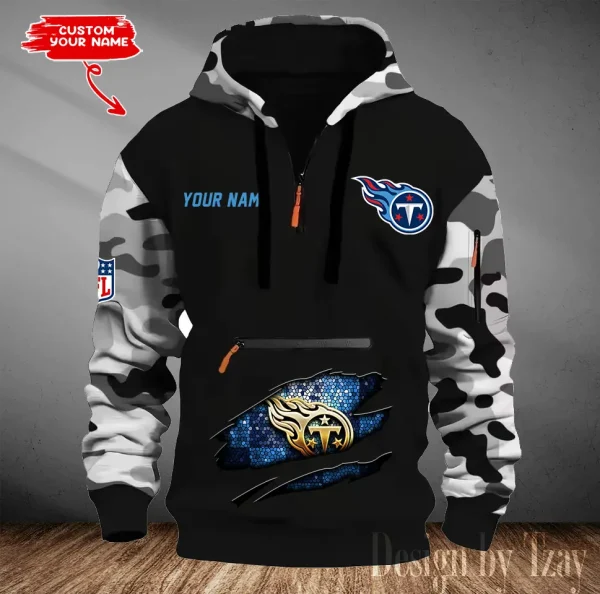 Tennessee Titans Men Camouflage Hooded Sweatshirts New 2025 SPTMCPS095 - Image 2