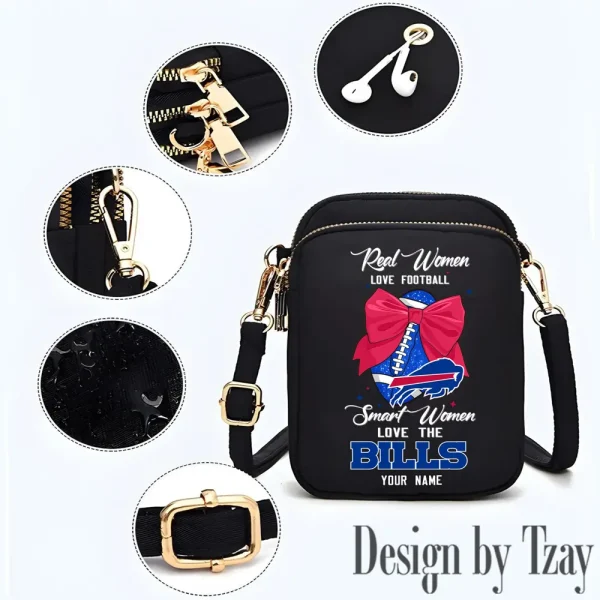 Buffalo Bills Cute Shoulder Bag With Colorful Canvas Zipper Printed S9CBB619 - Image 2