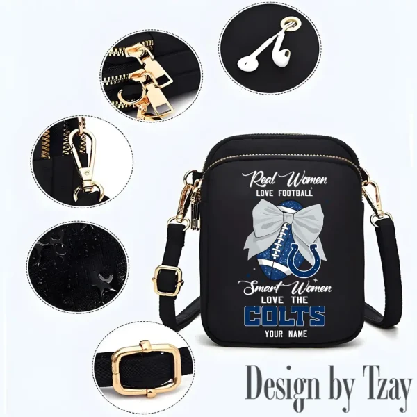 Indianapolis Colts Cute Shoulder Bag With Colorful Canvas Zipper Printed S9CBB629 - Image 2