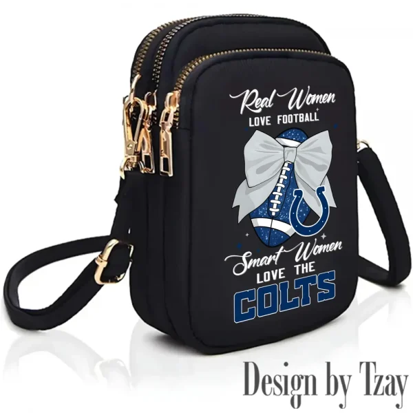 Indianapolis Colts Cute Shoulder Bag With Colorful Canvas Zipper Printed S9CBB629 - Image 3