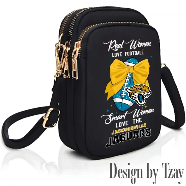 Jacksonville Jaguars Cute Shoulder Bag With Colorful Canvas Zipper Printed S9CBB630 - Image 3