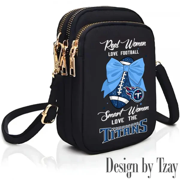 Tennessee Titans Cute Shoulder Bag With Colorful Canvas Zipper Printed S9CBB646 - Image 2