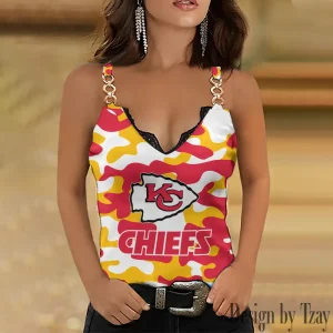 Kansas City Chiefs Special Chain Strap Tank Top Gift For Fan SPTWCSTT732