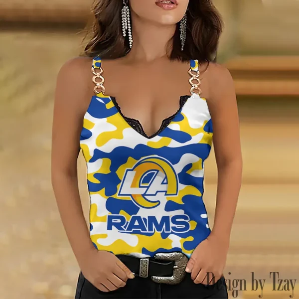 Los Angeles Rams Special Chain Strap Tank Top Gift For Fan SPTWCSTT735