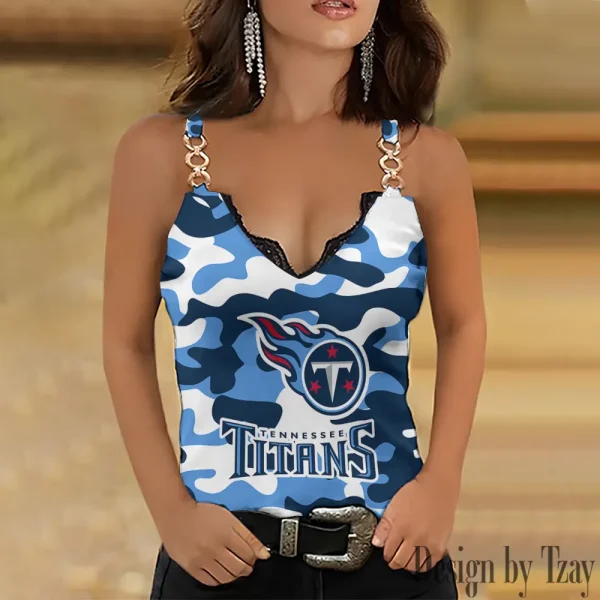 Tennessee Titans Special Chain Strap Tank Top Gift For Fan SPTWCSTT747