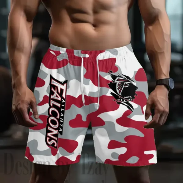 Atlanta Falcons Men's Beach Shorts Quick Dry Material Fitness Summer Casual Sports BGSHORT784