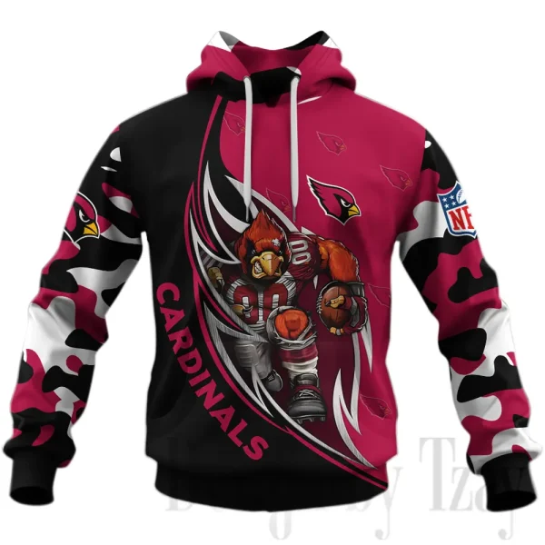 Arizona Cardinals 3D Printed Pullover Hoodie AZHD1143
