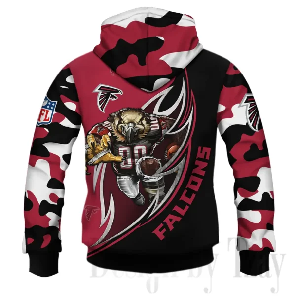 Atlanta Falcons 3D Printed Pullover Hoodie AZHD1144