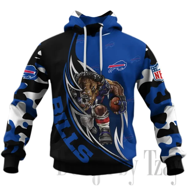 Buffalo Bills 3D Printed Pullover Hoodie AZHD1146