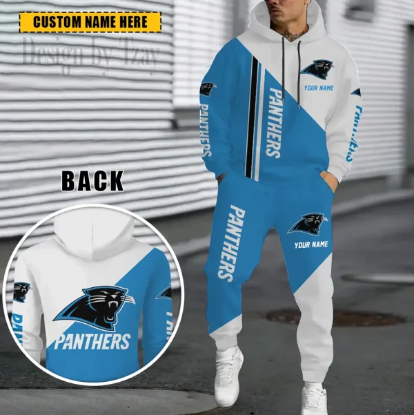 Carolina Panthers Combo Hoodie And Sweatpants Gift For Fan AZHD1175
