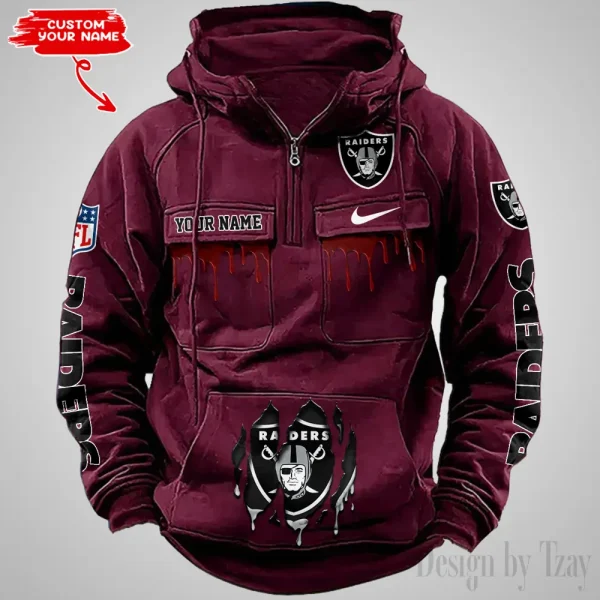Las Vegas Raiders Fashionable Classic Street Hoodie AZVMHD942 - Image 2