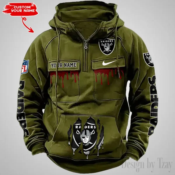 Las Vegas Raiders Fashionable Classic Street Hoodie AZVMHD942 - Image 3