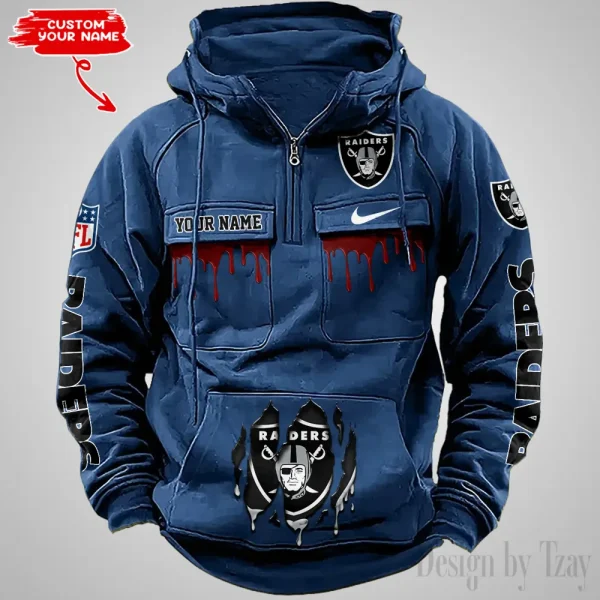 Las Vegas Raiders Fashionable Classic Street Hoodie AZVMHD942 - Image 4