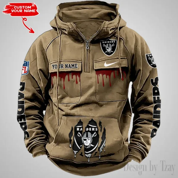 Las Vegas Raiders Fashionable Classic Street Hoodie AZVMHD942 - Image 5