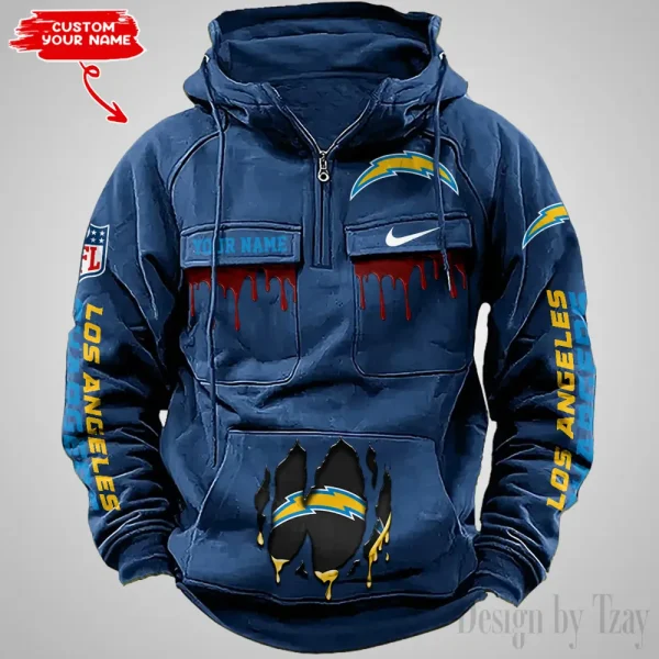 Los Angeles Chargers Fashionable Classic Street Hoodie AZVMHD943 - Image 4