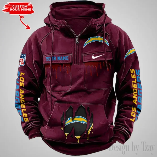 Los Angeles Chargers Fashionable Classic Street Hoodie AZVMHD943 - Image 5