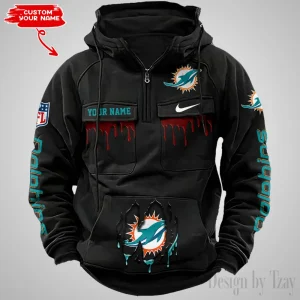 Miami Dolphins Fashionable Classic Street Hoodie AZVMHD945